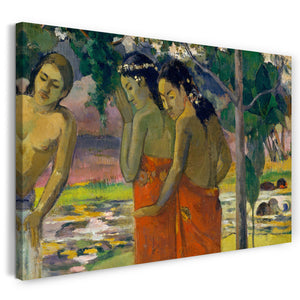 Leinwandbild Paul Gauguin - Drei Tahitische Frauen