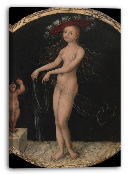 Leinwandbild Lucas Cranach der Ältere - Venus und Amor