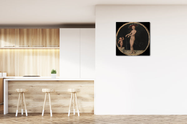 Leinwandbild Lucas Cranach der Ältere - Venus und Amor