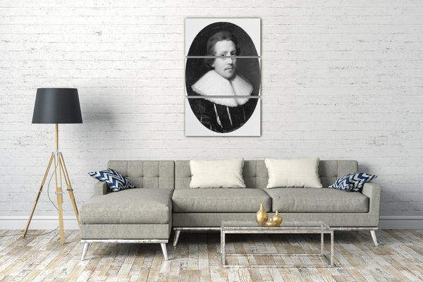 Leinwandbild David Baudringhien - Portrait eines Mannes