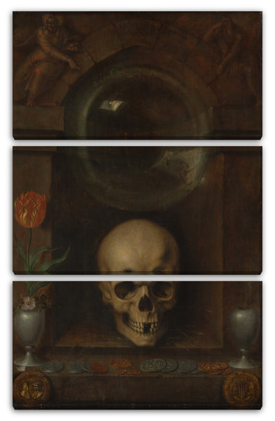 Leinwandbild Jacques de Gheyn II - Vanitas Stillleben