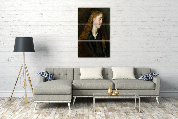 Leinwandbild Anthony van Dyck - Studie Sie den Kopf einer jungen Frau