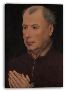 Leinwandbild Werkstatt von Robert Campin - Mann im Gebet