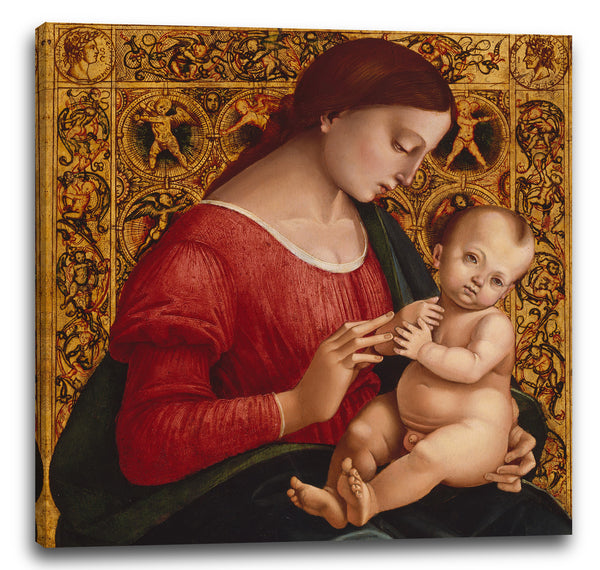 Leinwandbild Luca Signorelli - Madonna und Kind