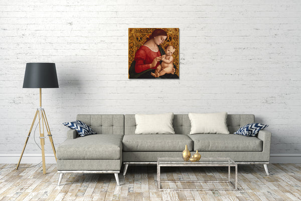 Leinwandbild Luca Signorelli - Madonna und Kind