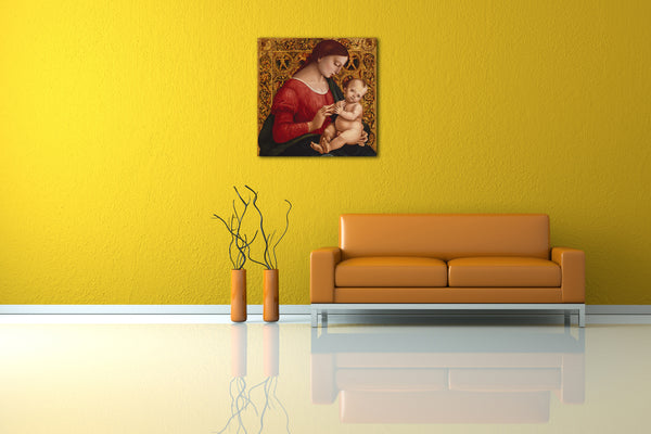 Leinwandbild Luca Signorelli - Madonna und Kind