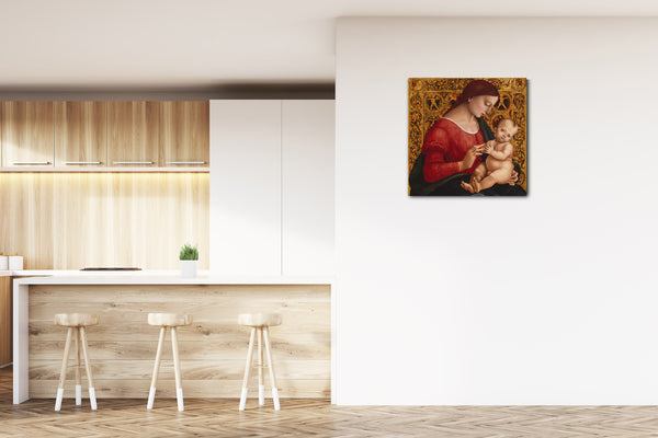 Leinwandbild Luca Signorelli - Madonna und Kind