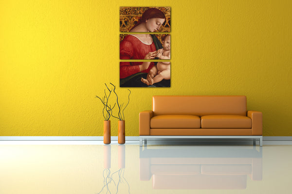 Leinwandbild Luca Signorelli - Madonna und Kind