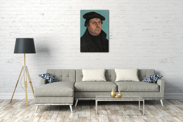 Leinwandbild Workshop von Lucas Cranach dem Älteren - Martin Luther (1483-1546)