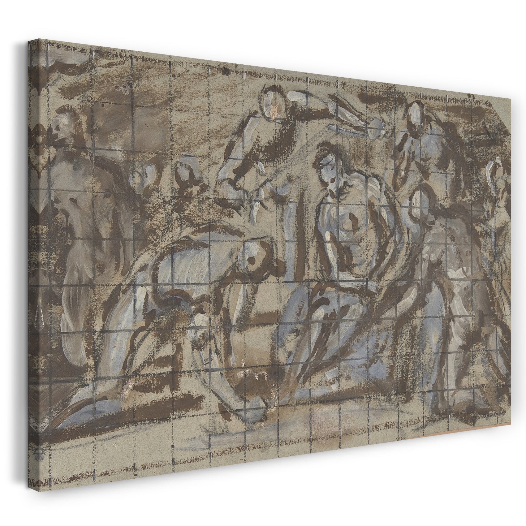 Leinwandbild Domenico Tintoretto - Die Verspottung Christi