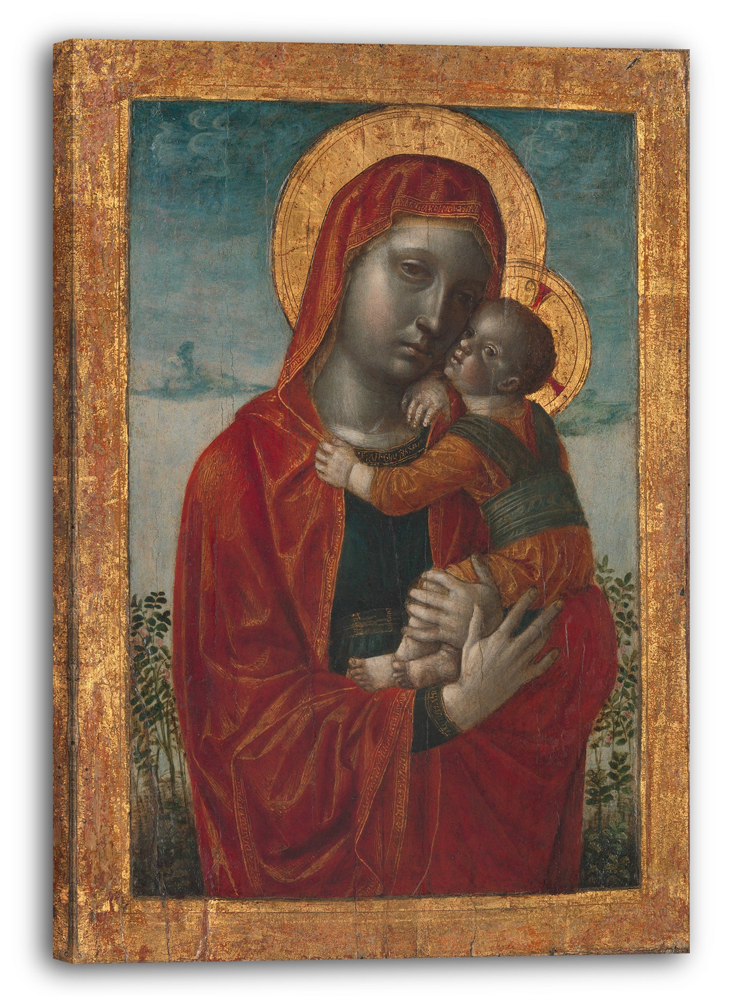 Leinwandbild Vincenzo Foppa - Madonna und Kind