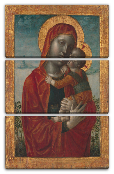 Leinwandbild Vincenzo Foppa - Madonna und Kind