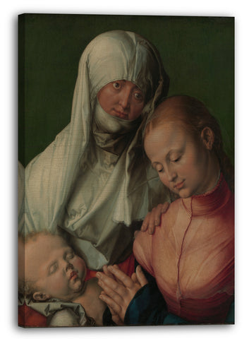 Leinwandbild Albrecht Dürer - Jungfrau und Kind mit Saint Anne