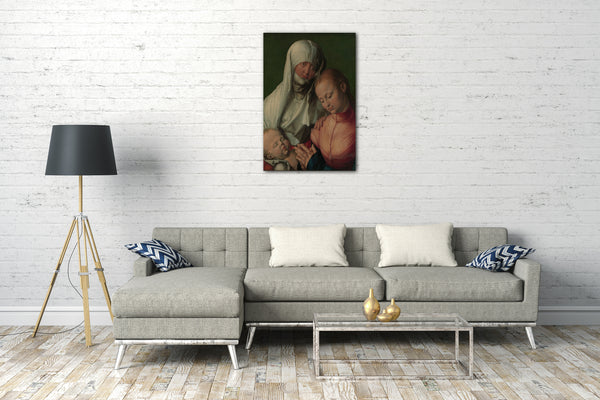 Leinwandbild Albrecht Dürer - Jungfrau und Kind mit Saint Anne