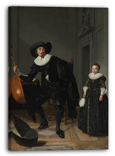 Leinwandbild Thomas de Keyser - Ein Musiker und seine Tochter