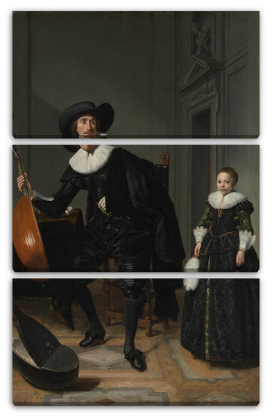 Leinwandbild Thomas de Keyser - Ein Musiker und seine Tochter