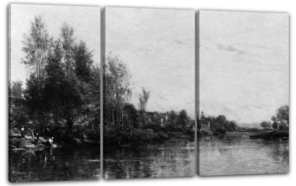 Leinwandbild Charles-François Daubigny - Die Ufer der Oise