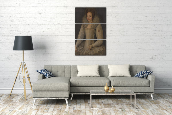 Leinwandbild Marcus Gheeraerts der Jüngere - Ellen Maurice (1578-1626)