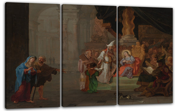 Leinwandbild Abraham Hondius - Christus unter den Ärzten