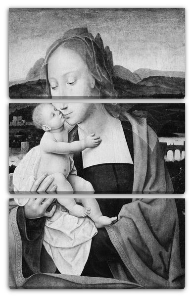 Leinwandbild Meister des Mansi Magdalen - Jungfrau und Kind