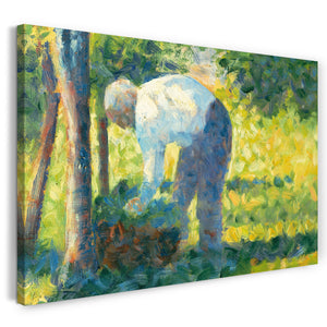 Leinwandbild Georges Seurat - Der Gärtner