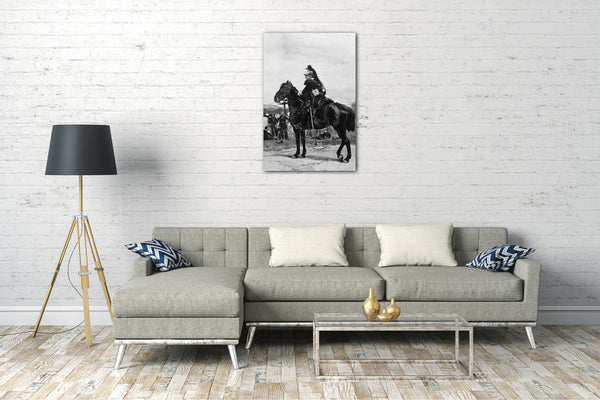 Leinwandbild Édouard Detaille - Ein Dragoner zu Pferd