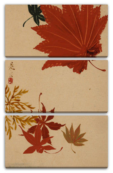 Leinwandbild Shibata Zeshin - Ahornblätter