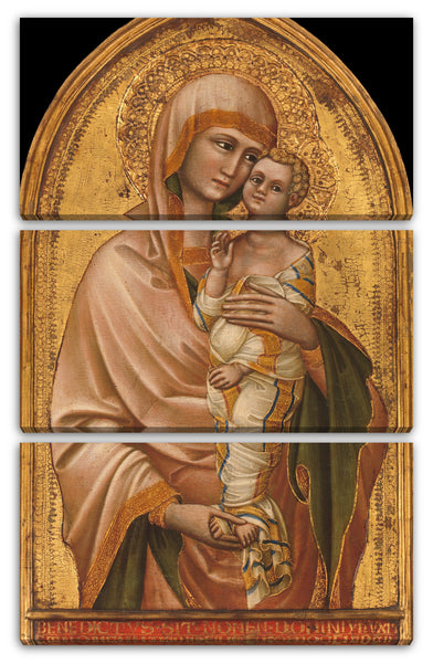 Leinwandbild Guariento von Arpo - Madonna und Kind