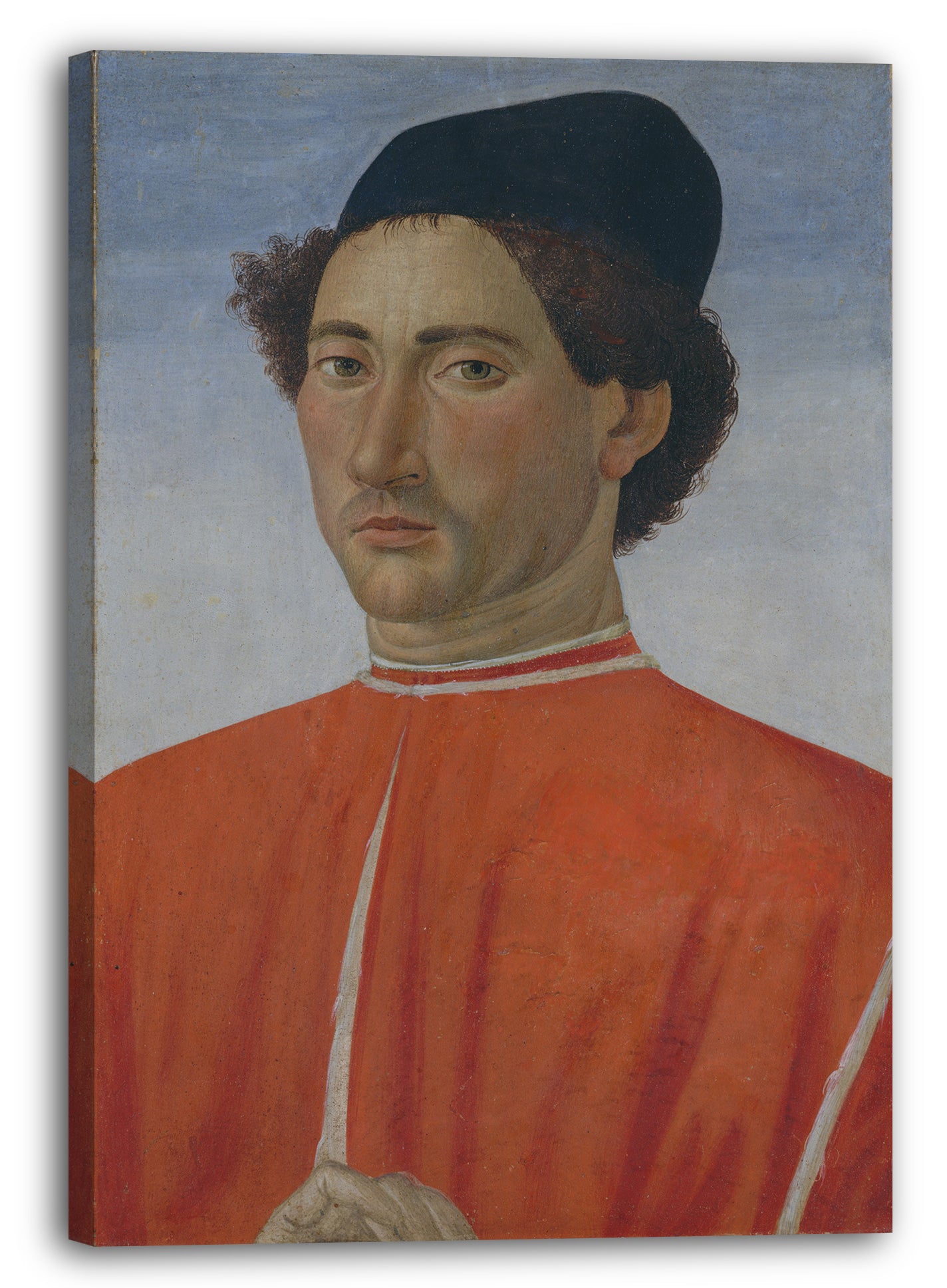 Leinwandbild Cosimo Rosselli - Portrait eines Mannes