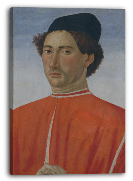 Leinwandbild Cosimo Rosselli - Portrait eines Mannes
