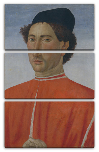 Leinwandbild Cosimo Rosselli - Portrait eines Mannes