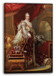 Leinwandbild Henry Knochen - Charles X (1757-1836), König von Frankreich, nach Gérard