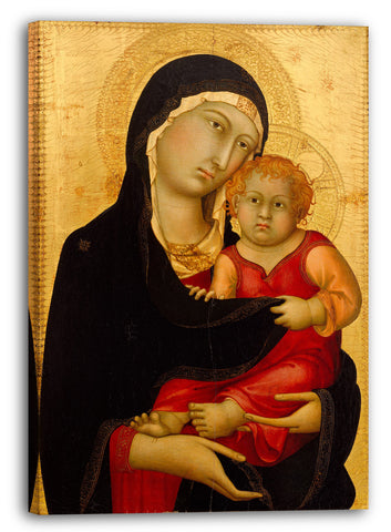 Leinwandbild Simone Martini - Madonna und Kind