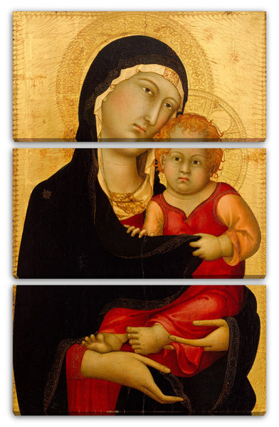 Leinwandbild Simone Martini - Madonna und Kind