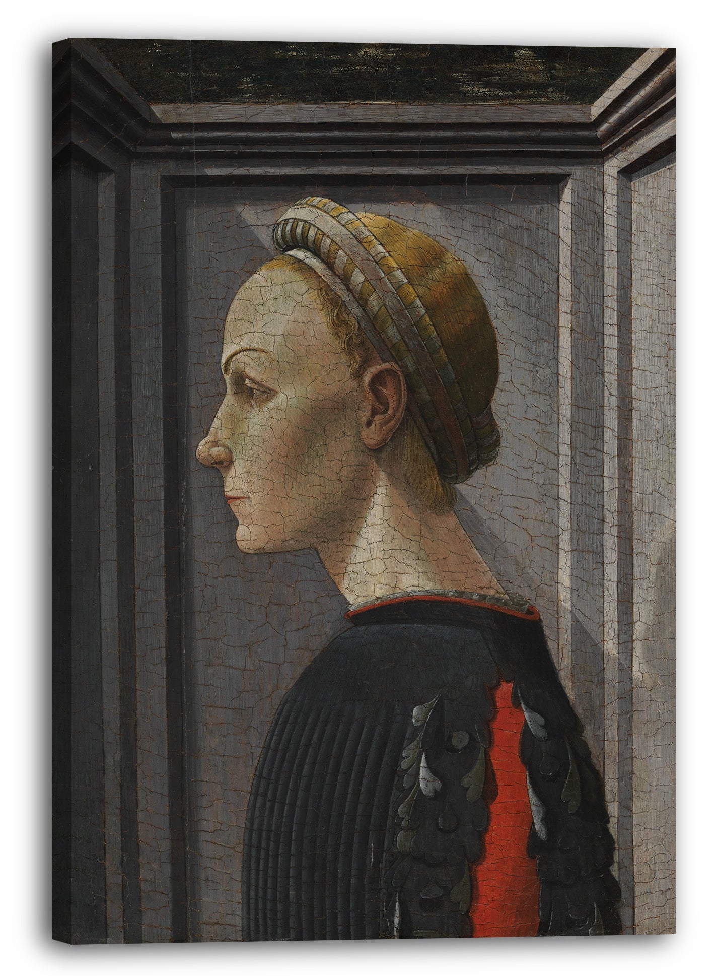 Leinwandbild Giovanni di Franco zugeschrieben - Porträt einer Frau