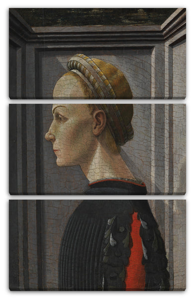 Leinwandbild Giovanni di Franco zugeschrieben - Porträt einer Frau
