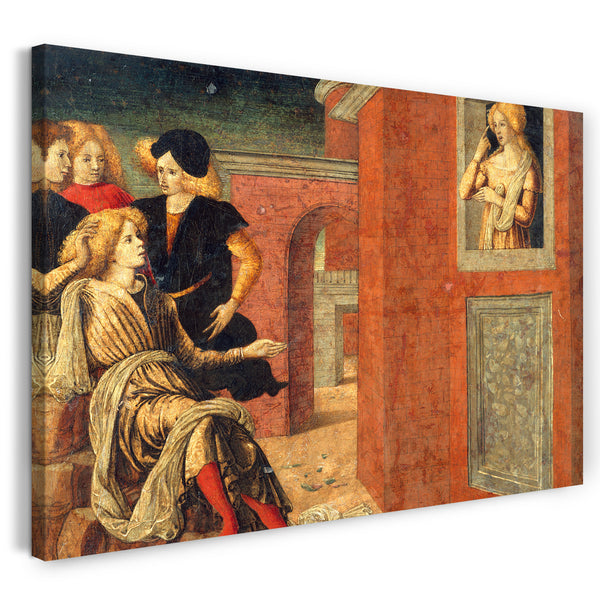 Leinwandbild Liberale da Verona - Szene aus einer Novelle