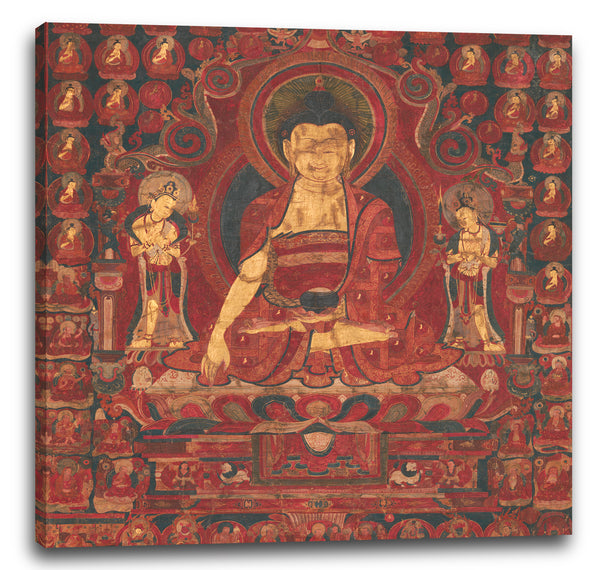 Leinwandbild Mitte des 17. Jahrhunderts - Buddha Shakyamuni als "Herr der Munis"