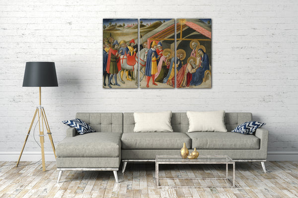 Leinwandbild Sano di Pietro - Die Anbetung der Könige