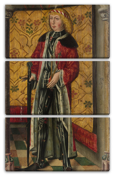 Leinwandbild ca. 1480 - Saint George und St. Sebastian