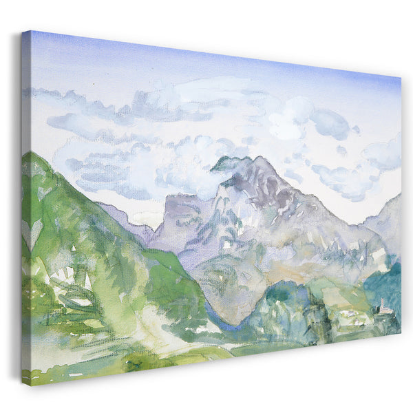 Leinwandbild Arthur B. Davies - Berge