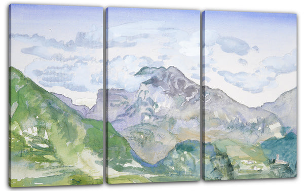 Leinwandbild Arthur B. Davies - Berge
