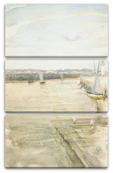 Leinwandbild James McNeill Whistler - Szene auf dem Mersey