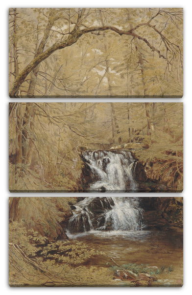 Leinwandbild William Rickarby Miller - Indian Falls, Indian Brook, Cold Springs, New York