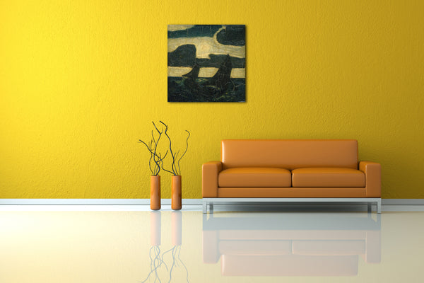 Leinwandbild Albert Pinkham Ryder - Mondschein Marine