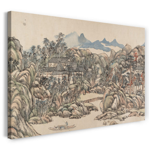 Leinwandbild Wang Yuanqi - Wangchuan Villa