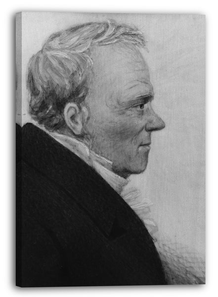 Leinwandbild ca. 1820 - Portrait eines Herrn