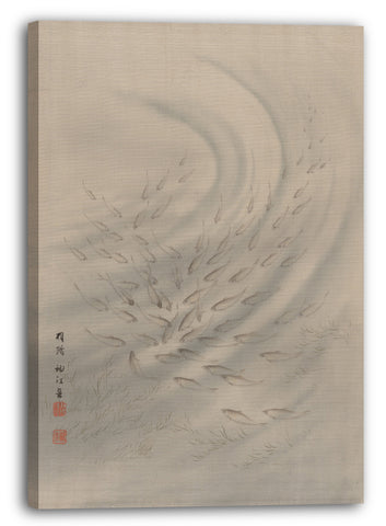 Leinwandbild Seki Shūkō - Kleine Fische