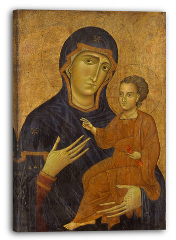 Leinwandbild Berlinghiero - Madonna und Kind