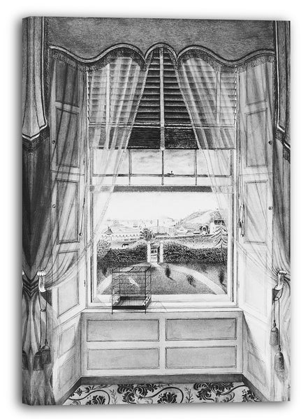 Leinwandbild ca. 1841 - Ansicht vom Haus von Henry Briscoe Thomas, Baltimore